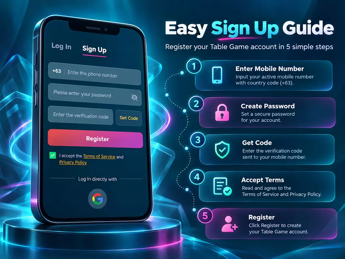 Table Game Easy Sign Up Guide