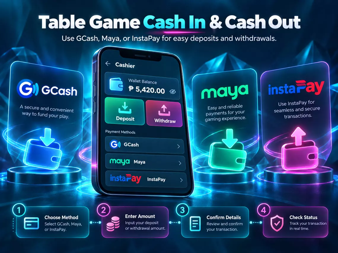 Table Game Cash In & Cash Out Guide